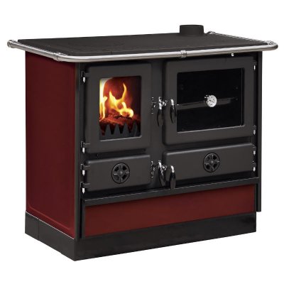 INTERSTOVES Cuisini&egrave;re &agrave; bois Magnum Thermo MBS en fonte   bouilleur - Bordeaux