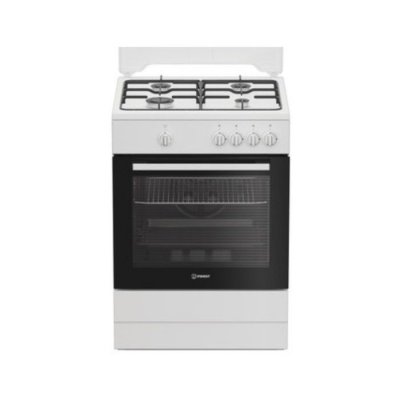 INDESIT Cuisini&egrave;re &agrave; Gaz  4 Feux Blanc - I6GGKMW