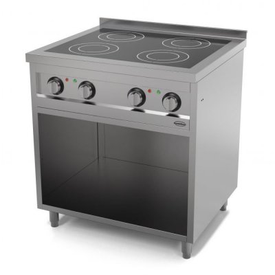 COMBISTEEL Cuisini&egrave;re &agrave; Induction Professionnelle 4 Zones Gamme 700