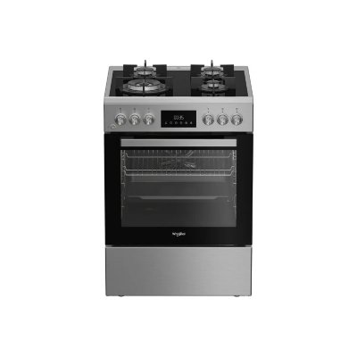 WHIRLPOOL Cuisini&egrave;re gaz  W6G8LCSWXF 60 cm inox