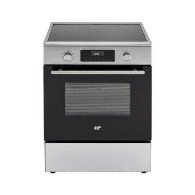 CONTINENTAL EDISON Cuisini&egrave;re induction -  - CECI60FPS - 3 feux - L60 x H85 x P60 cm - Silver
