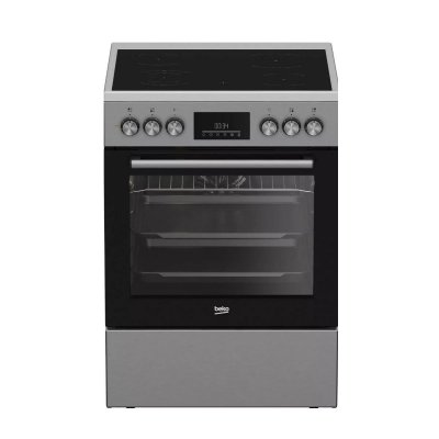 BEKO Cuisini&egrave;re vitroc&eacute;ramique 66l 4 feux inox - FBE67310GX - B300 - 