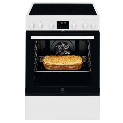 ELECTROLUX Cuisini&egrave;re vitroc&eacute;ramique 73l 4 feux blanc - LKR64890AW - 