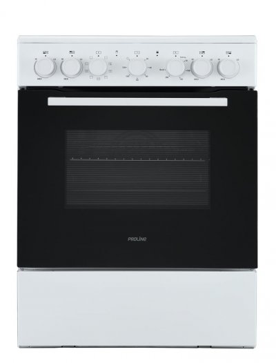 PROLINE Cuisini&egrave;re vitroc&eacute;ramique  PCC6060 Blanc