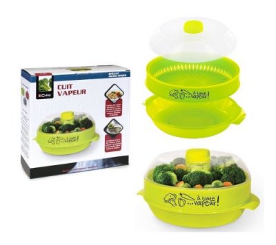 GENERIQUE Cuit Vapeur Special Micro Onde 1.2 Demontable Cuisine