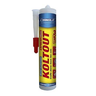 CYANOLIT  33300149 Express Blanc Cartouche Colle de fixation, Blanc