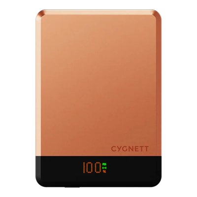 CYGNETT  Powerbank MagSafe Magn&eacute;tique 5000mAh avec port USB-C Rose gold