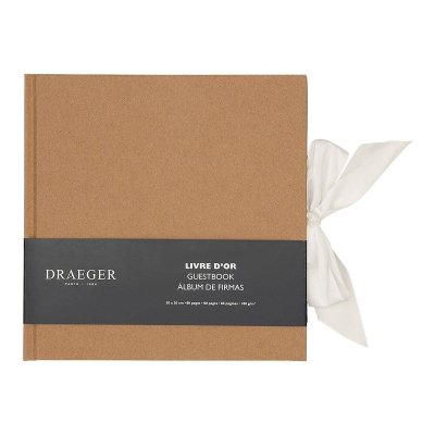 DRAEGER D.I.Y with Toga Mariage Livre d'Or, Autre, Kraft, 20 x 0.2 cm