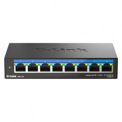 D LINK D-Link DMS-108 Non-g&eacute;r&eacute; 2.5G Ethernet (100/1000/2500) Noir
