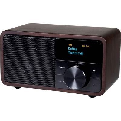  DAB+ 1 mini Radio de table DAB+, FM DAB+, FM, Bluetooth bois (fonc&eacute;)