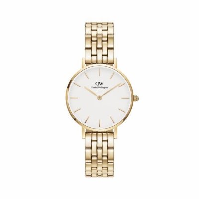 DANIEL WELLINGTON  DW Montre Petite 5-Link Evergold 28mm Gold