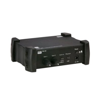 DAP AUDIO DAP-Audio PRE-202 Pr&eacute;ampli micro 2 canaux - Soldes% Divers
