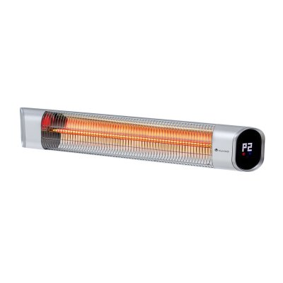 BLUMFELDT Dark Wave Chauffage infrarouge 2000W Tube carbone dor&eacute; IP65 Aluminium