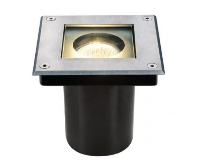 SLV Dasar 70 carre gu10, encastr&eacute; de sol, inox 304, max. 35w, ip67