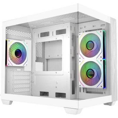 COOLER MASTER Datoru korpuss  Elite 481 Wood White (E481-WHNN-S00)