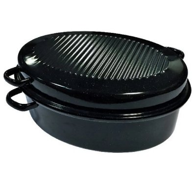KOCHSTAR Daubi&egrave;re en acier &eacute;maill&eacute; 34cm noir -  - k32711034
