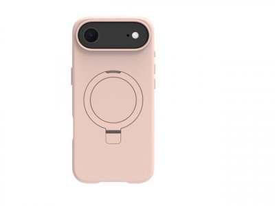 DBRAMANTE1928  Coque MagSafe pour iPhone Air Roskilde Kickstand avec Anneau Support Rose