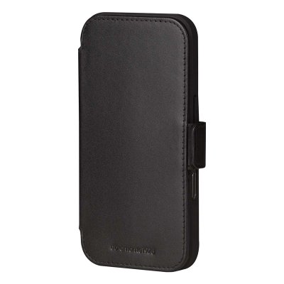 DBRAMANTE1928  &Eacute;tui Folio pour iPhone 17 en Slim Cuir Copenhagen avec Porte-Cartes Noir