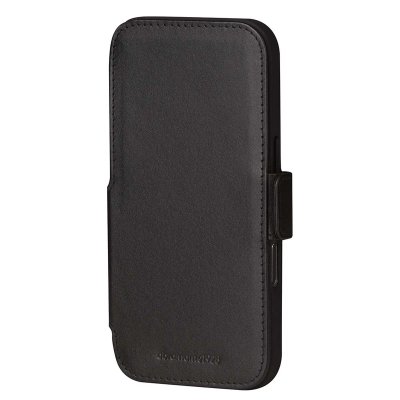 DBRAMANTE1928  &Eacute;tui Folio pour iPhone 17 Pro en Slim Cuir Copenhagen avec Porte-Cartes Noir