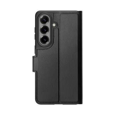 DBRAMANTE1928  &Eacute;tui Portefeuille pour Galaxy S26 S&eacute;rie Oslo Pro avec Fonction Support Noir