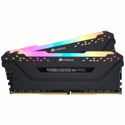 CORSAIR DDR4  Vengeance RGB PRO Noir - 16 Go (2 x 8 Go) 3200 MHz - CAS 16