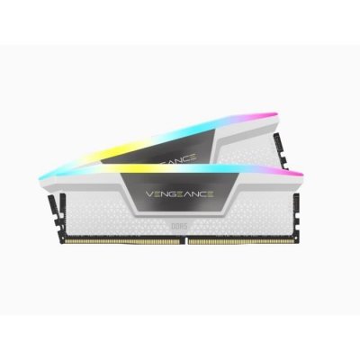 CORSAIR DDR5  Vengeance RGB Blanche - 32 Go (2 x 16 Go) 6000 MHz - CAS 36
