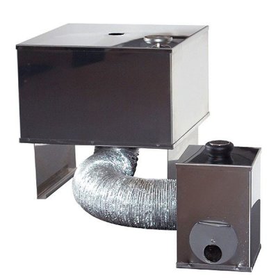DE BUYER  -3441.60 -le fumoir inox complet 600x400, Argent