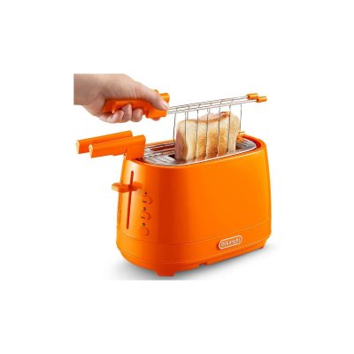 DELONGHI D&egrave; Longhi CTLAP2203 Grille-pain avec pinces 550 W Arancio