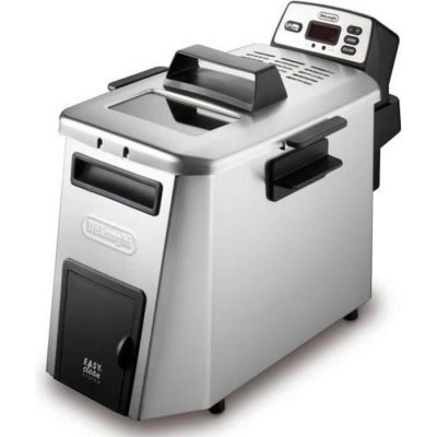 De'Longhi F32110CZ Unique Autonome 2000 W Friteuse Noir, Acier inoxydable 