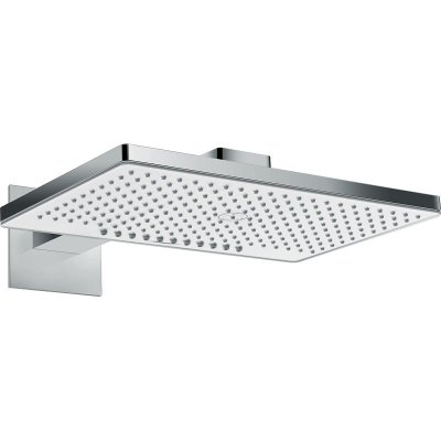 HANSGROHE De t&ecirc;te rainmaker select 460 2 jets avec bras de douche blanc chrom&eacute;