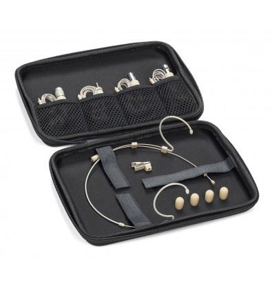 SAMSON AUDIO DE50X - Microphone casque &agrave; &eacute;lectret omnidirectionnel - beige (+ &eacute;tui)