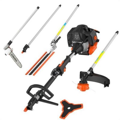 FUXTEC D&eacute;broussailleuse thermique multifonction 5en1 -  FX-MT252ER -  52cm3 3CV &eacute;lagueuse inclinable