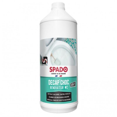 SPADO D&eacute;capant r&eacute;novateur WC-toilettes-fonds de cuvette  1L
