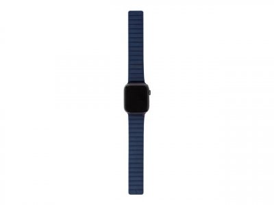 DECODED  bracelet silicone magn&eacute;tique traction 42/44/45mm navy