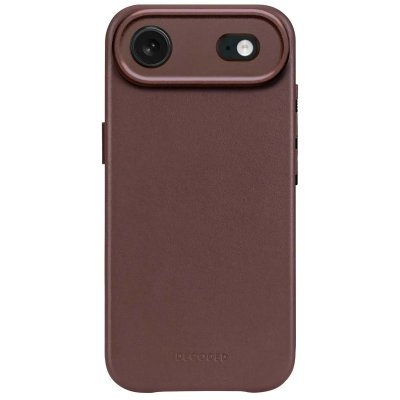 DECODED  Coque pour iPhone 17 Air MagSafe en Cuir Antichocs Marron