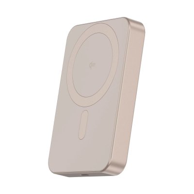 DECODED  Powerbank Magn&eacute;tique 10000mAh Compatible MagSafe et Qi2 15W Aluminium Rose