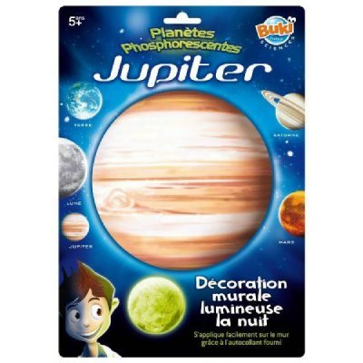  D&eacute;coration murale lumineuse - Plan&egrave;tes phosphorescentes : Jupiter