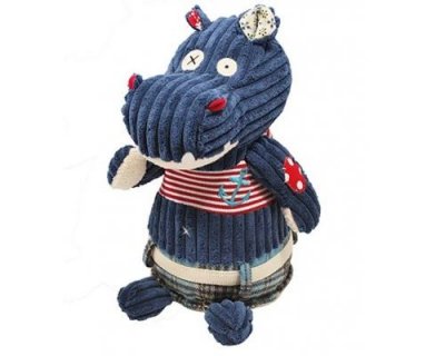 NO NAME Deglingos Original Hippipos &acute;&acute;el Hypopotamo&acute;&acute;&acute; Teddy Multicolore