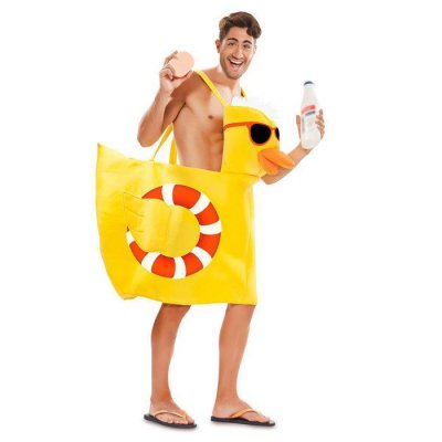 EUROCARNAVALES, SA D&eacute;guisement Canard de Bain Bretelles pour adulte