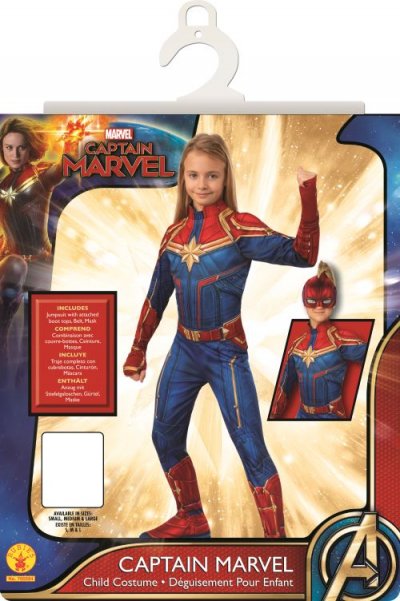 RUBIE S FRANCE D&eacute;guisement - Captain Marvel - Taille M (5-6 ans)