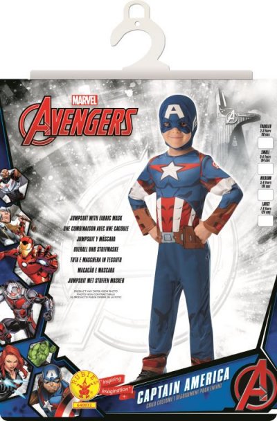 RUBIES D&eacute;guisement Classique Captain Am&eacute;rica S&eacute;rie Anim&eacute;e Taille L - Avengers