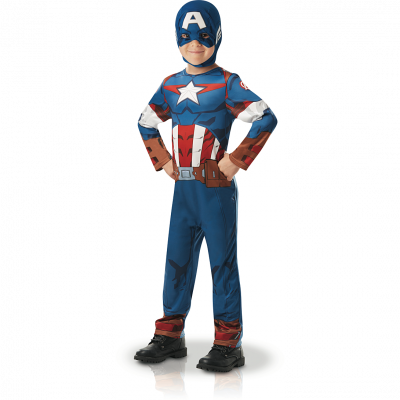 MARVEL AVENGERS D&eacute;guisement Classique Captain Am&eacute;rica S&eacute;rie Anim&eacute;e Taille M - Avengers