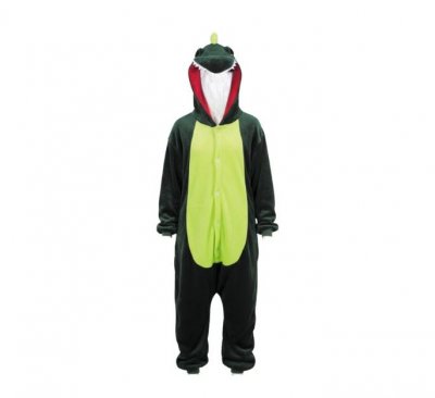 PARTYPRO D&eacute;guisement combinaison dino vert enfant