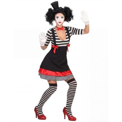 ATOSA Deguisement De Mime Femme - Noir / blanc - T-1