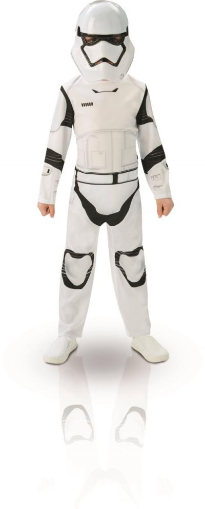 STAR WARS Deguisement Enfant Classique Stormtrooper 7 - Blanc - 7/8 ans