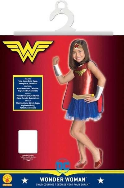 RUBIE S FRANCE D&eacute;guisement luxe Wonder Woman Comic Book enfant