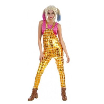  D&eacute;guisement Salopette &Agrave; Losanges Femme - Taille: Xl (190 Cm)