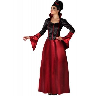 GENERIQUE D&eacute;guisement vampire rouge et noire femme Halloween