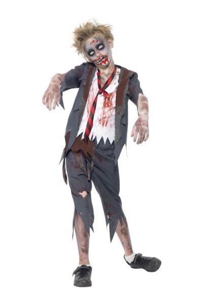 SMIFFYS D&eacute;guisement zombie &eacute;colier gar&ccedil;on Halloween