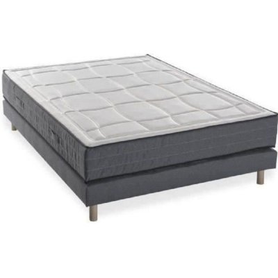 DEKO DREAM  Sommier + Matelas m&eacute;moire 140x190 cm